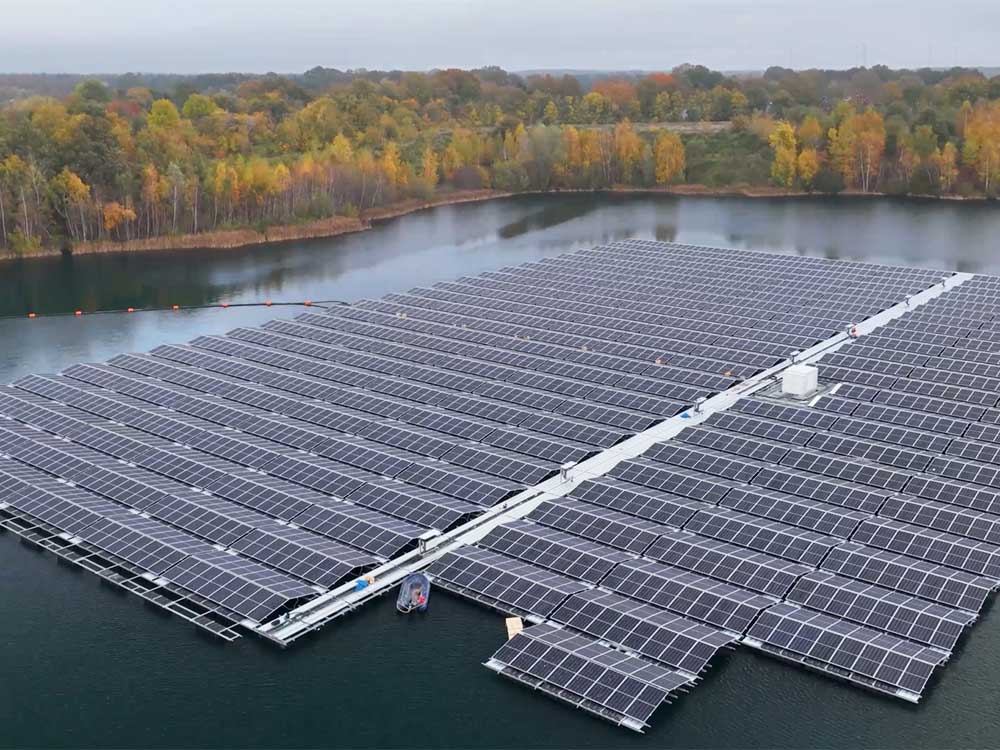 Floating PV Kalksandsteinwerk, Höltinghausen 2024