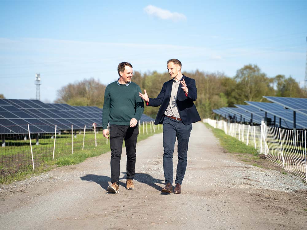 Andreas Busboom und Matthias Wissmann im Gespräch